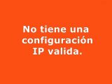 No tiene una configuración IP valida.